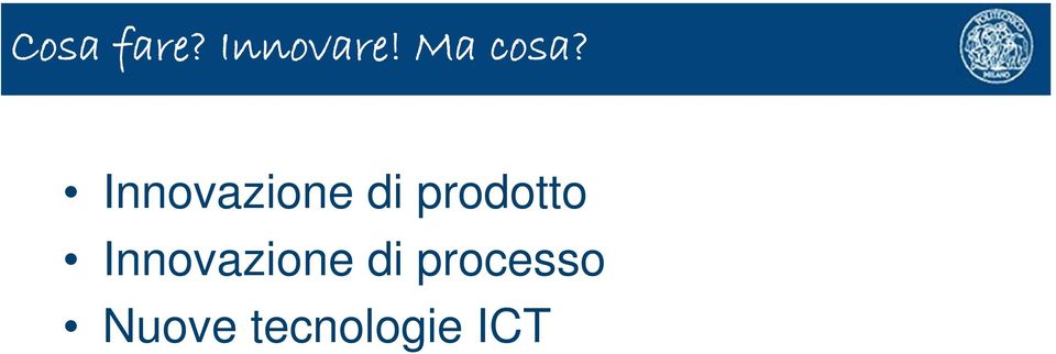 Innovazione di prodotto