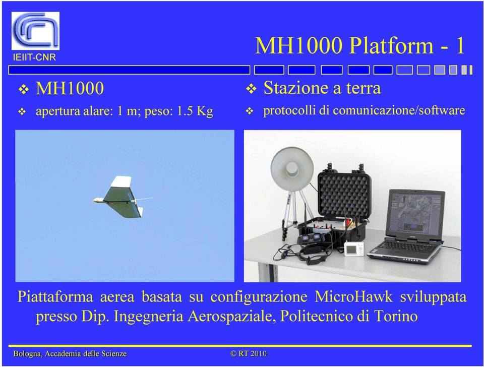 Piattaforma aerea basata su configurazione MicroHawk