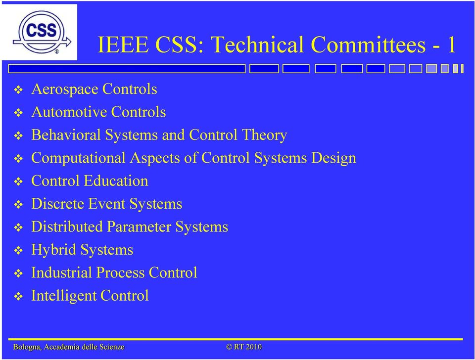 Control Systems Design Control Education Discrete Event Systems