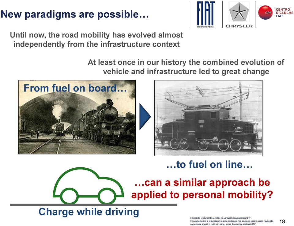 our history the combined evolution of vehicle and infrastructure led to great change