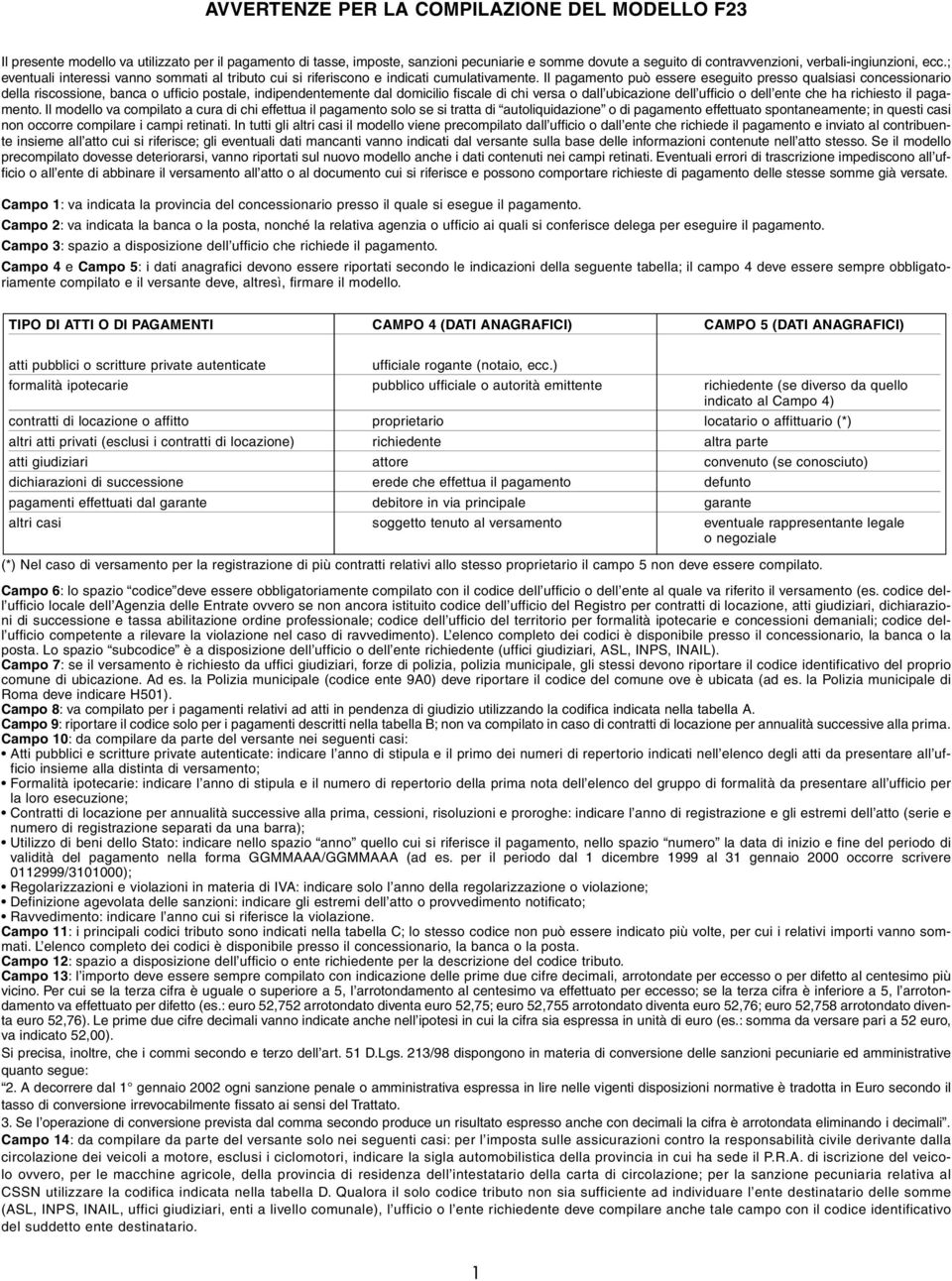 Il pagamento può essere eseguito presso qualsiasi concessionario della riscossione banca o ufficio postale indipendentemente dal domicilio fiscale di chi versa o dall ubicazione dell ufficio o dell