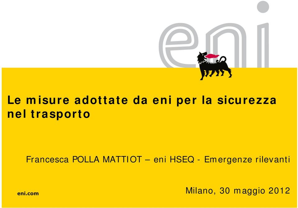 POLLA MATTIOT eni HSEQ -