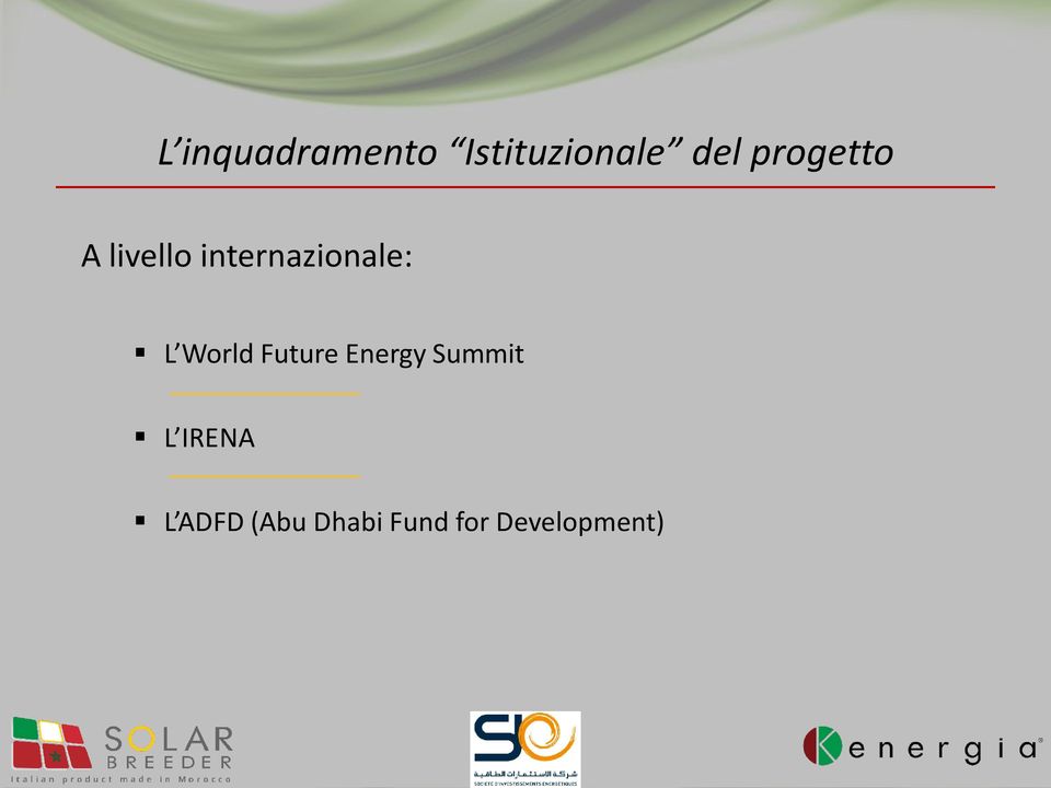 World Future Energy Summit L IRENA L