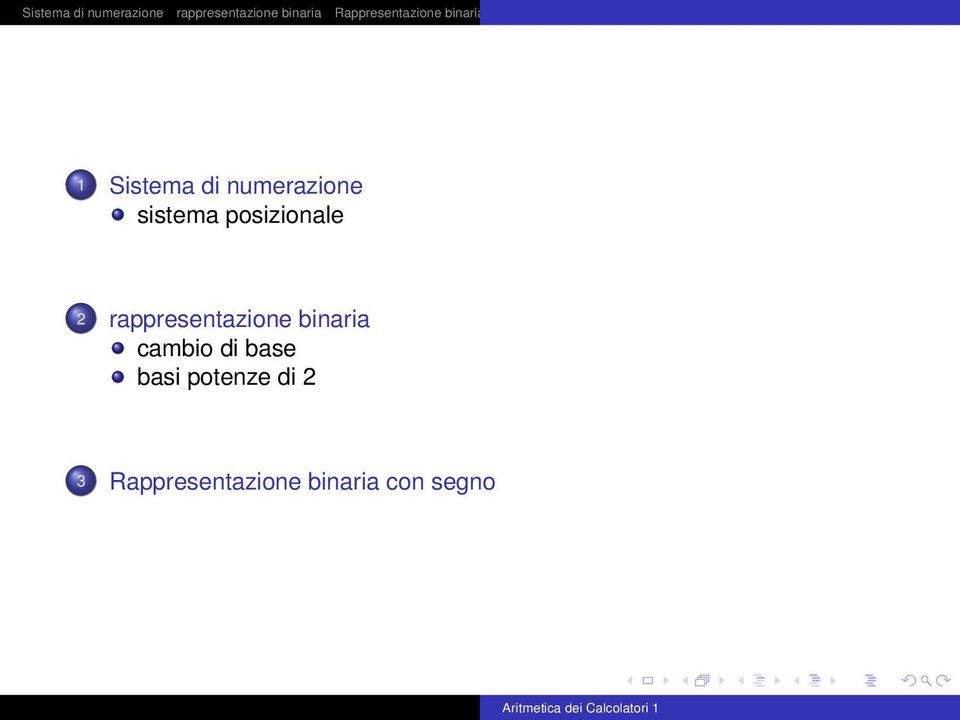 binaria cambio di base basi potenze