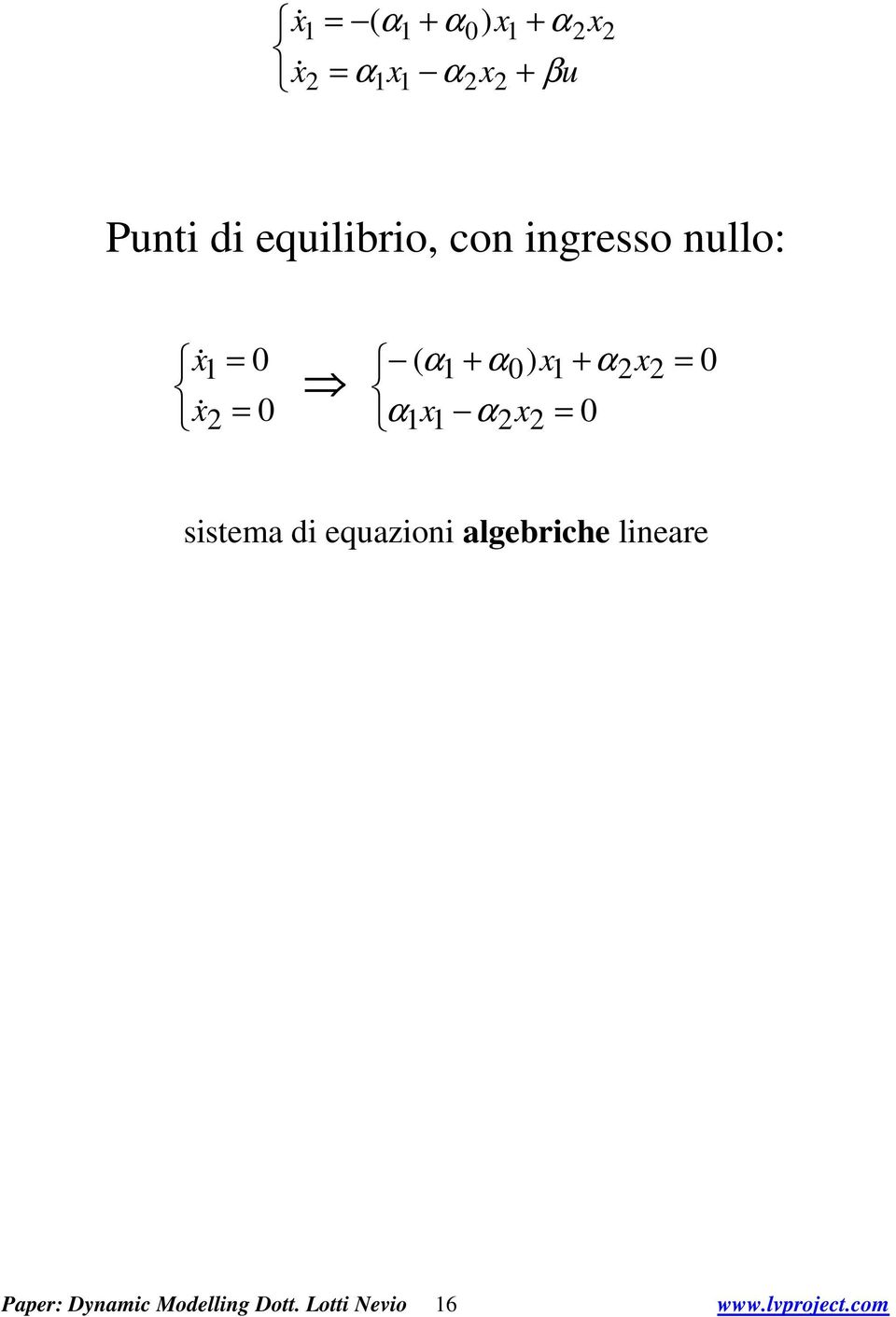 com 6 + = + + = u β 0 ( & & Puni di