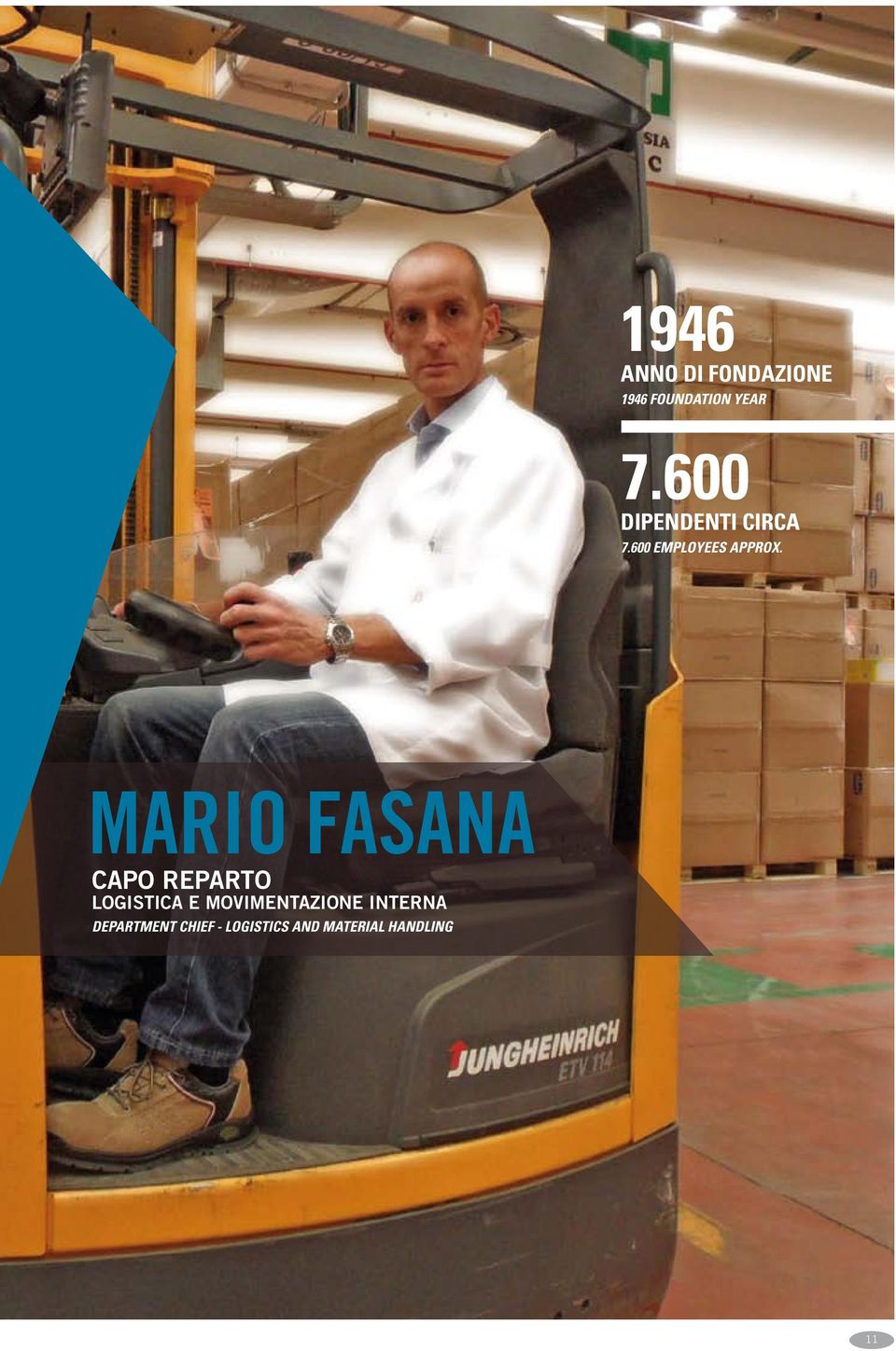 MARIO FASANA CAPO REPARTO LOGISTICA E