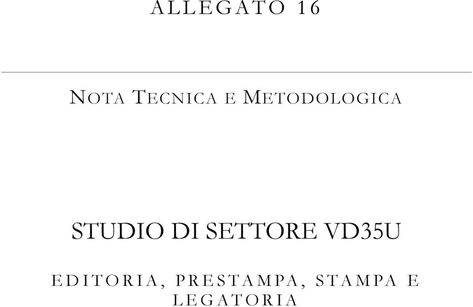 SETTORE VD35U EDITORIA,