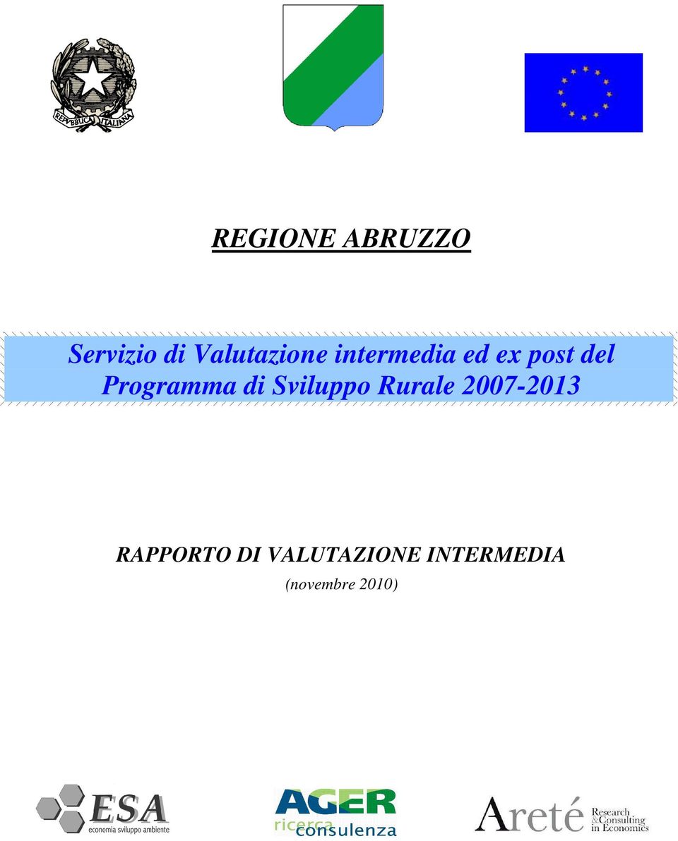 Programma di Sviluppo Rurale 2007-2013