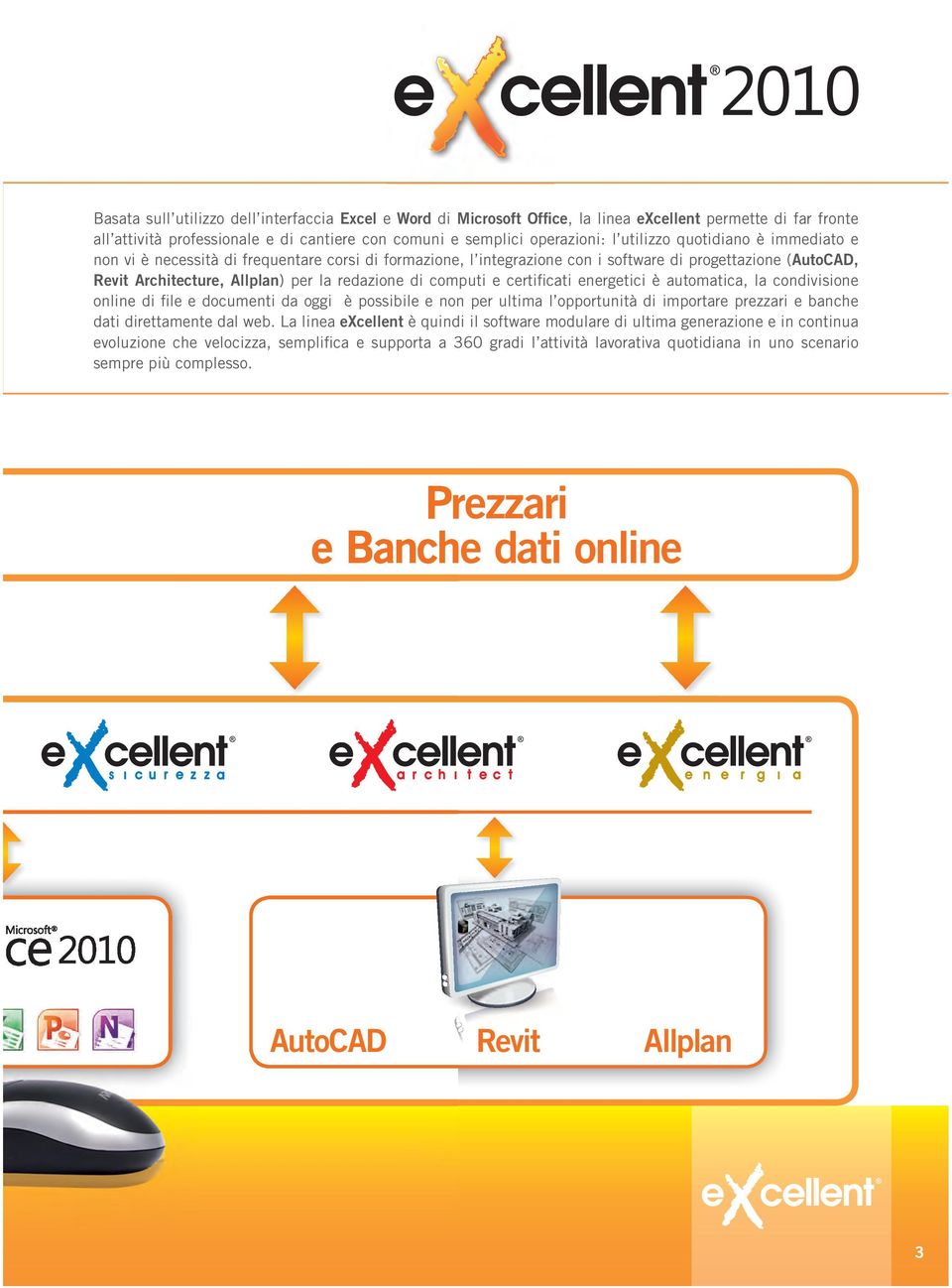 certificati energetici è automatica, la condivisione online di file e documenti da oggi è possibile e non per ultima l opportunità di importare prezzari e banche dati direttamente dal web.