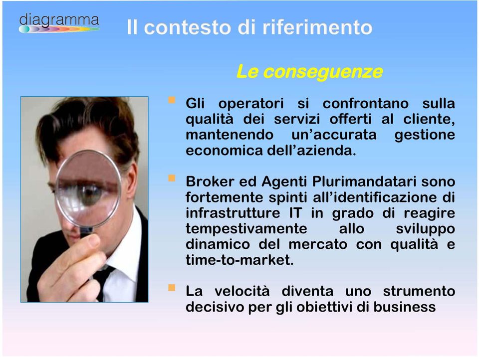 Broker ed Agenti Plurimandatari sono fortemente spinti all identificazione di infrastrutture IT in