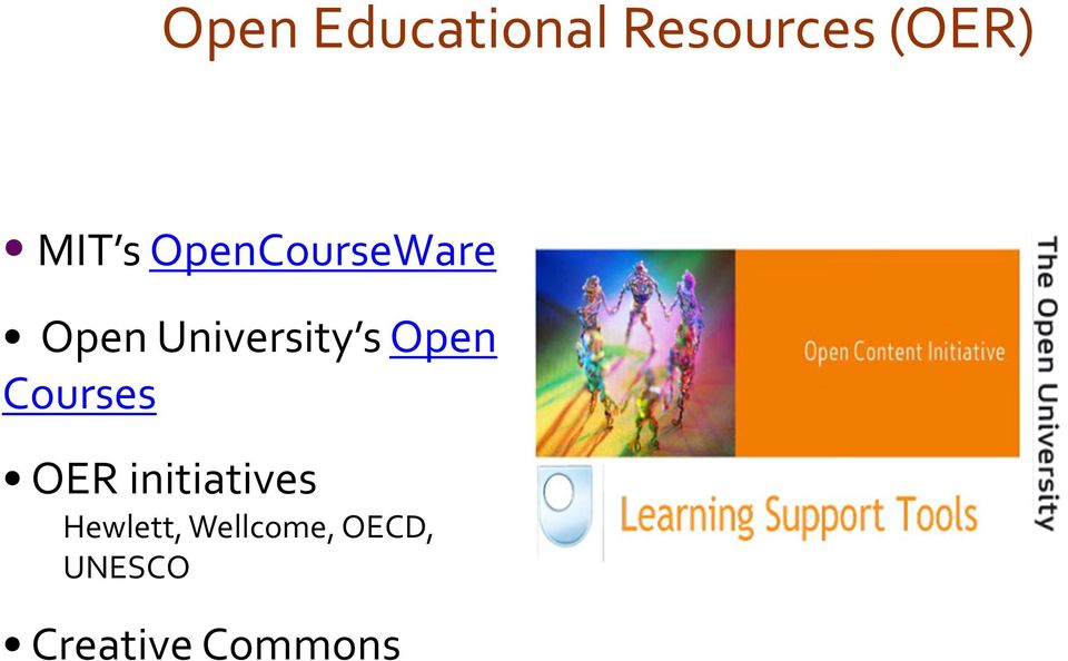 Open Courses OER initiatives Hewlett,