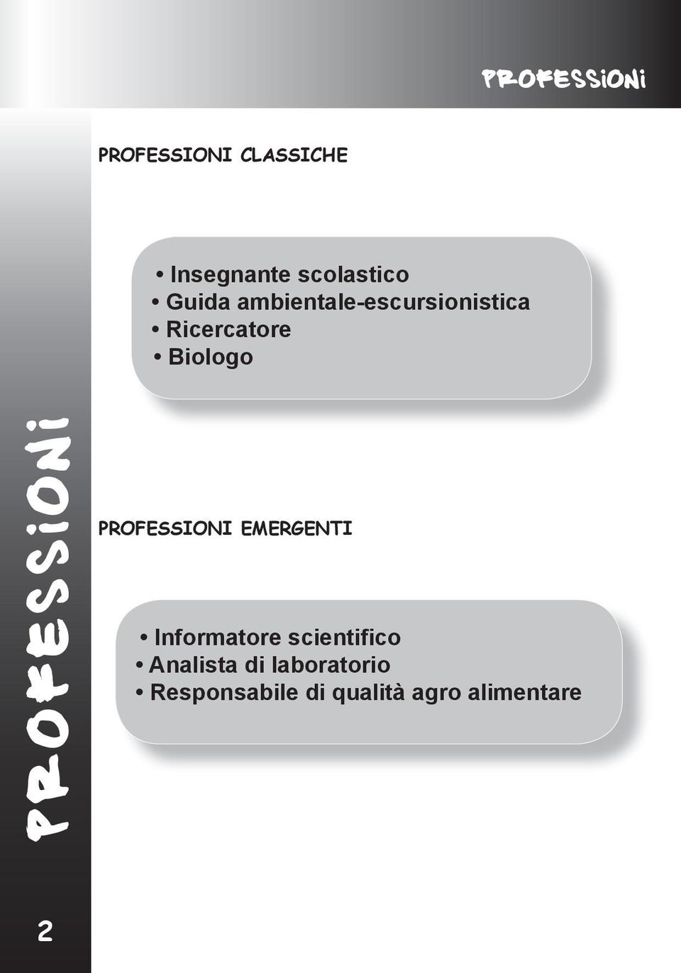 professioni PROFESSIONI EMERGENTI Informatore scientifico