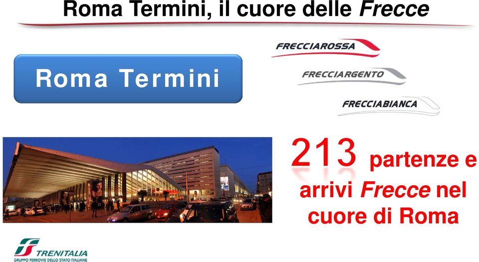 Termini partenze e