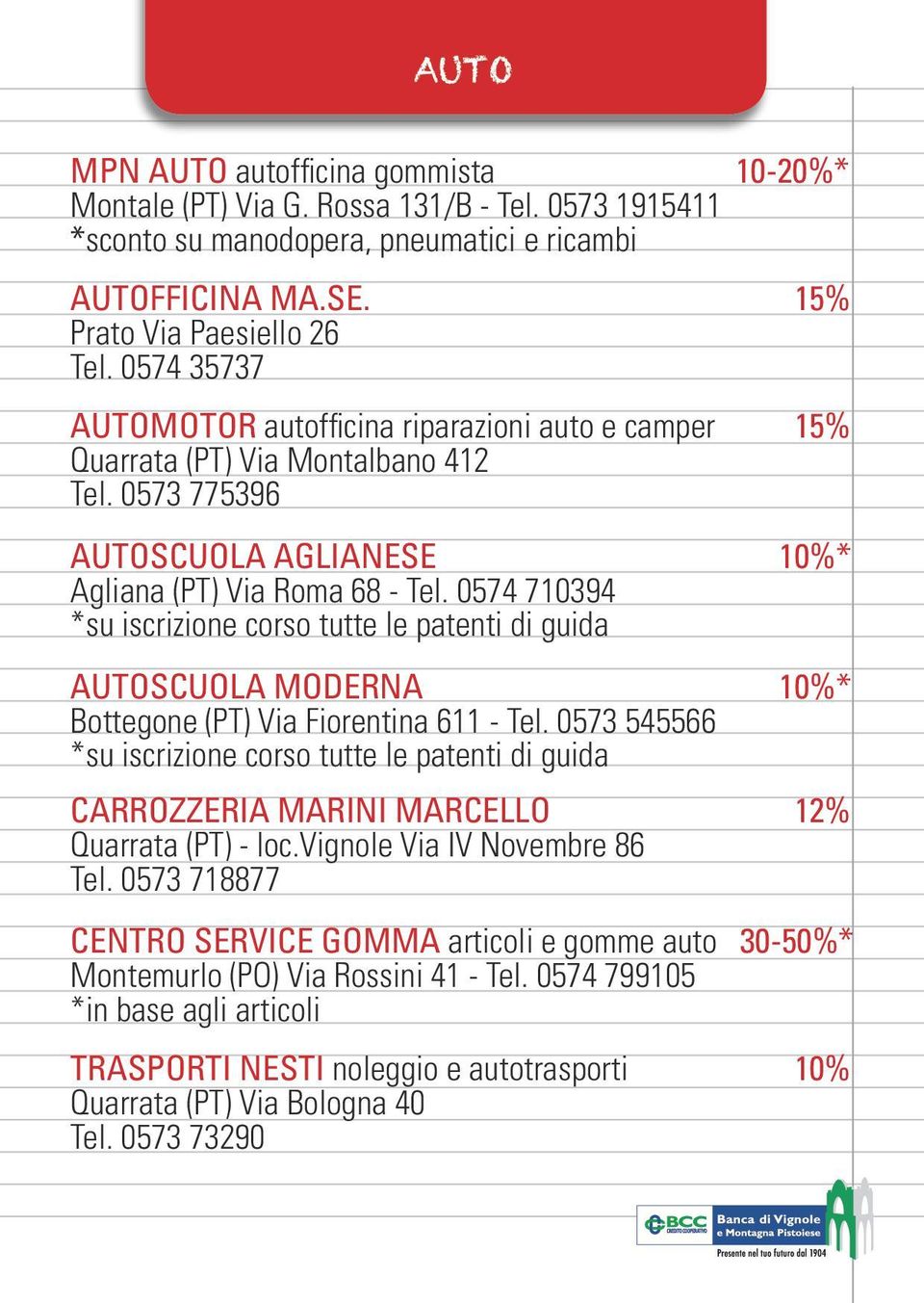 0574 710394 *su iscrizione corso tutte le patenti di guida AUTOSCUOLA MODERNA 10%* Bottegone (PT) Via Fiorentina 611 - Tel.