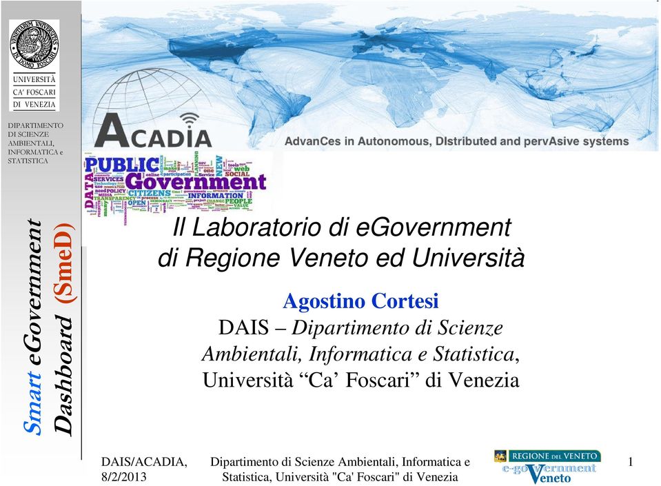 Dipartimento di Scienze Ambientali,