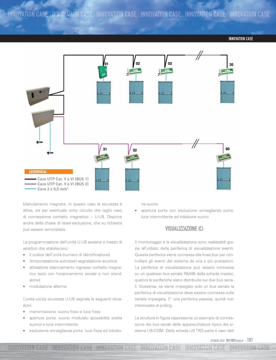 Dispone anche della chiave di reset-esclusione, che su richiesta può essere remotizzata.