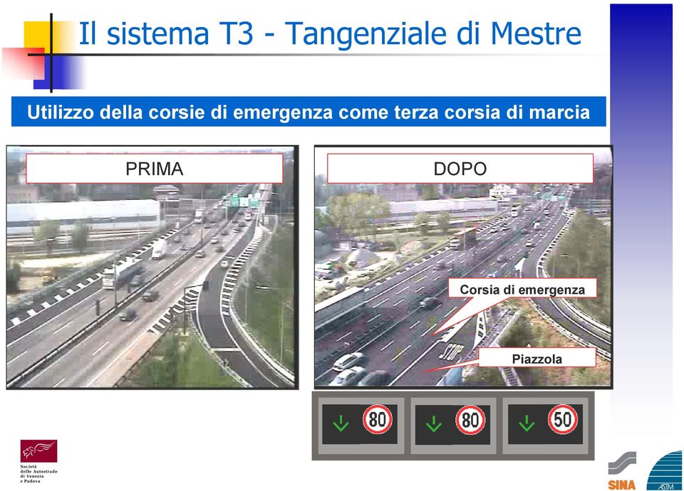 emergenza come terza corsia di