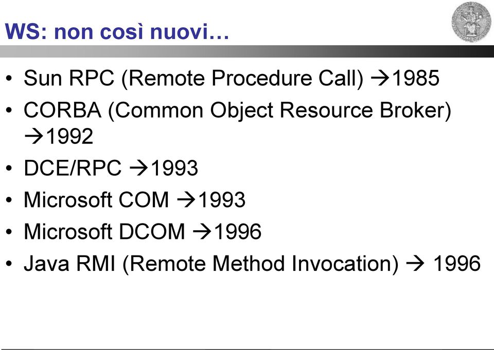 Broker) 1992 DCE/RPC 1993 Microsoft COM 1993