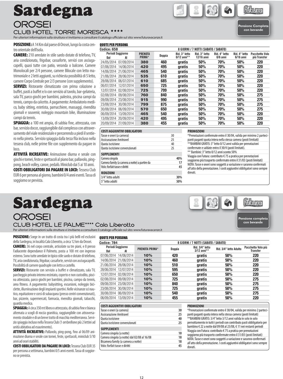 CAMERE: 210 arredate in stile sardo dotate di telefono, TV, aria condizionata, frigobar, cassaforte, servizi con asciugacapelli, quasi tutte con patio, veranda o balcone.