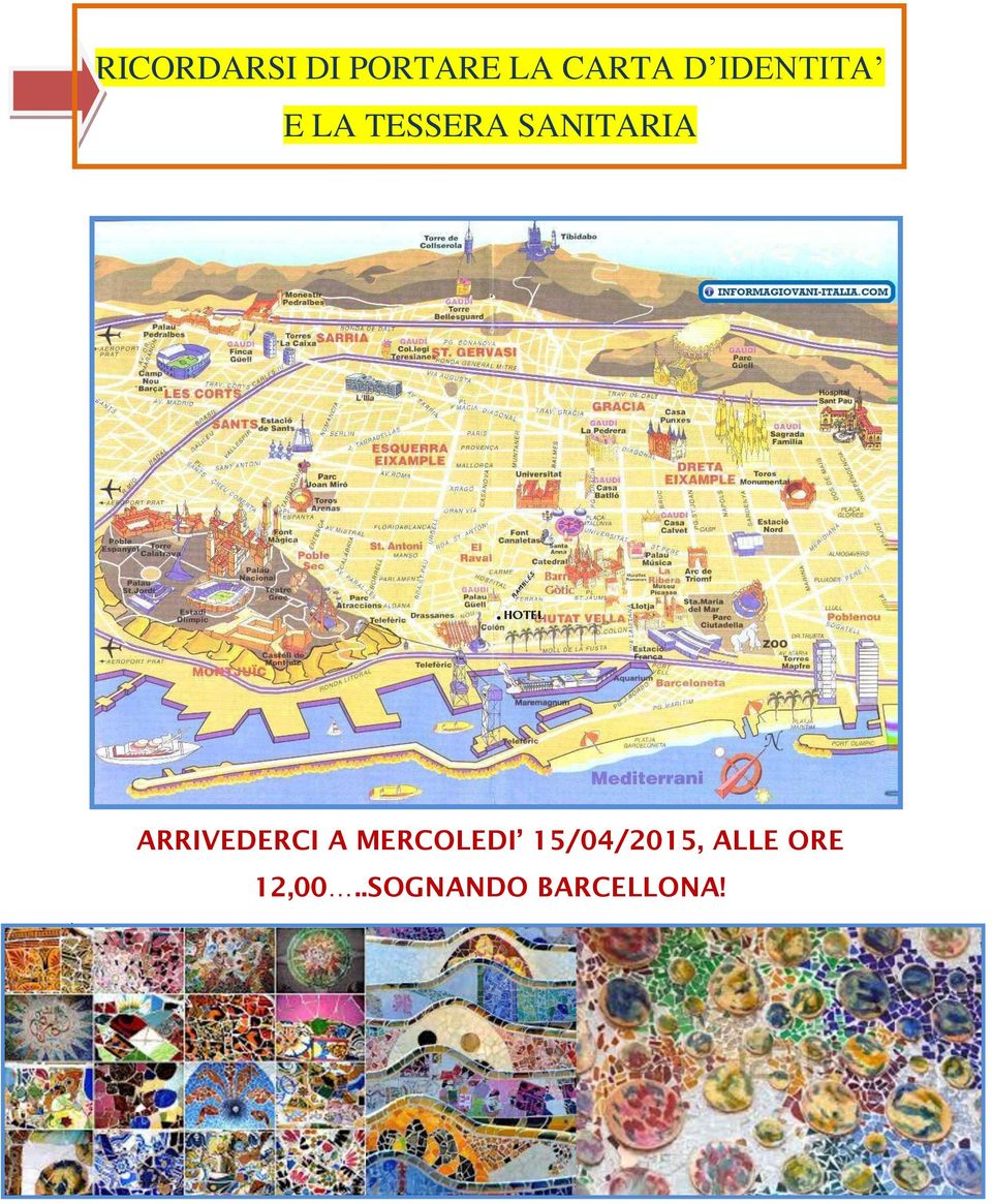 ARRIVEDERCI A MERCOLEDI 15/04/2015,