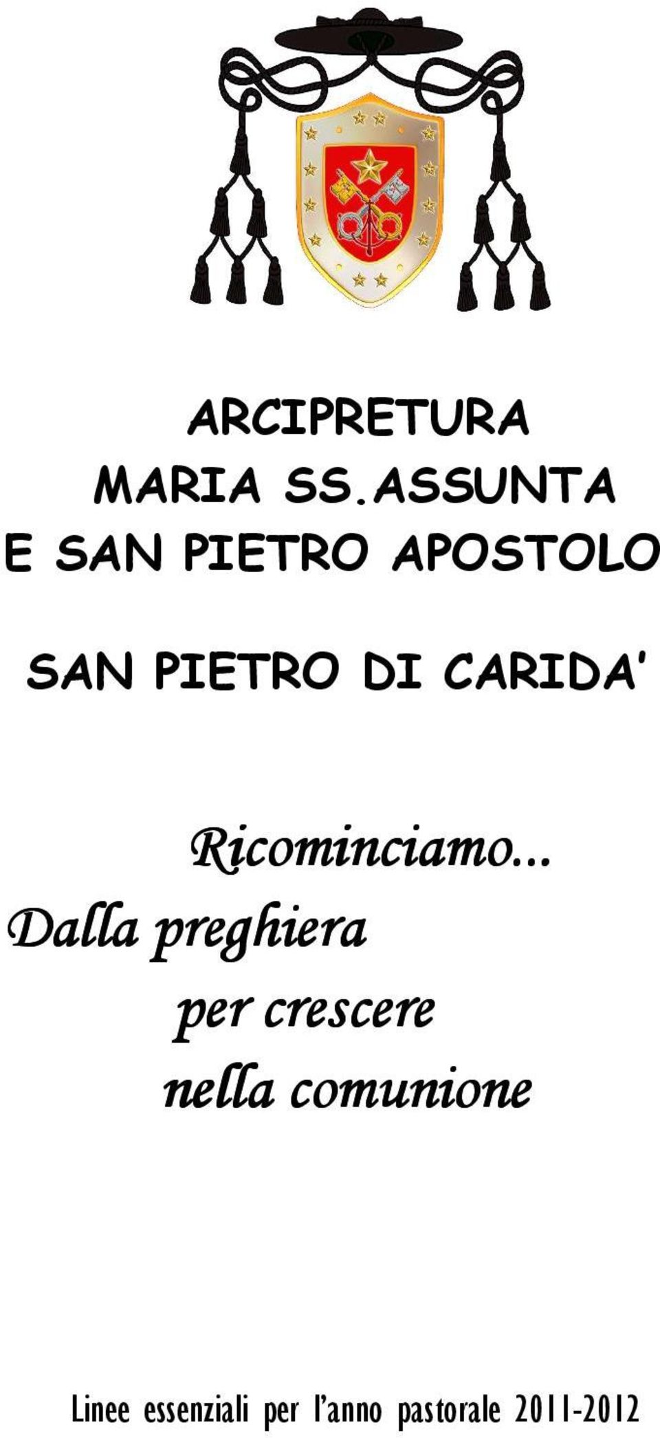 CARIDA Ricominciamo.