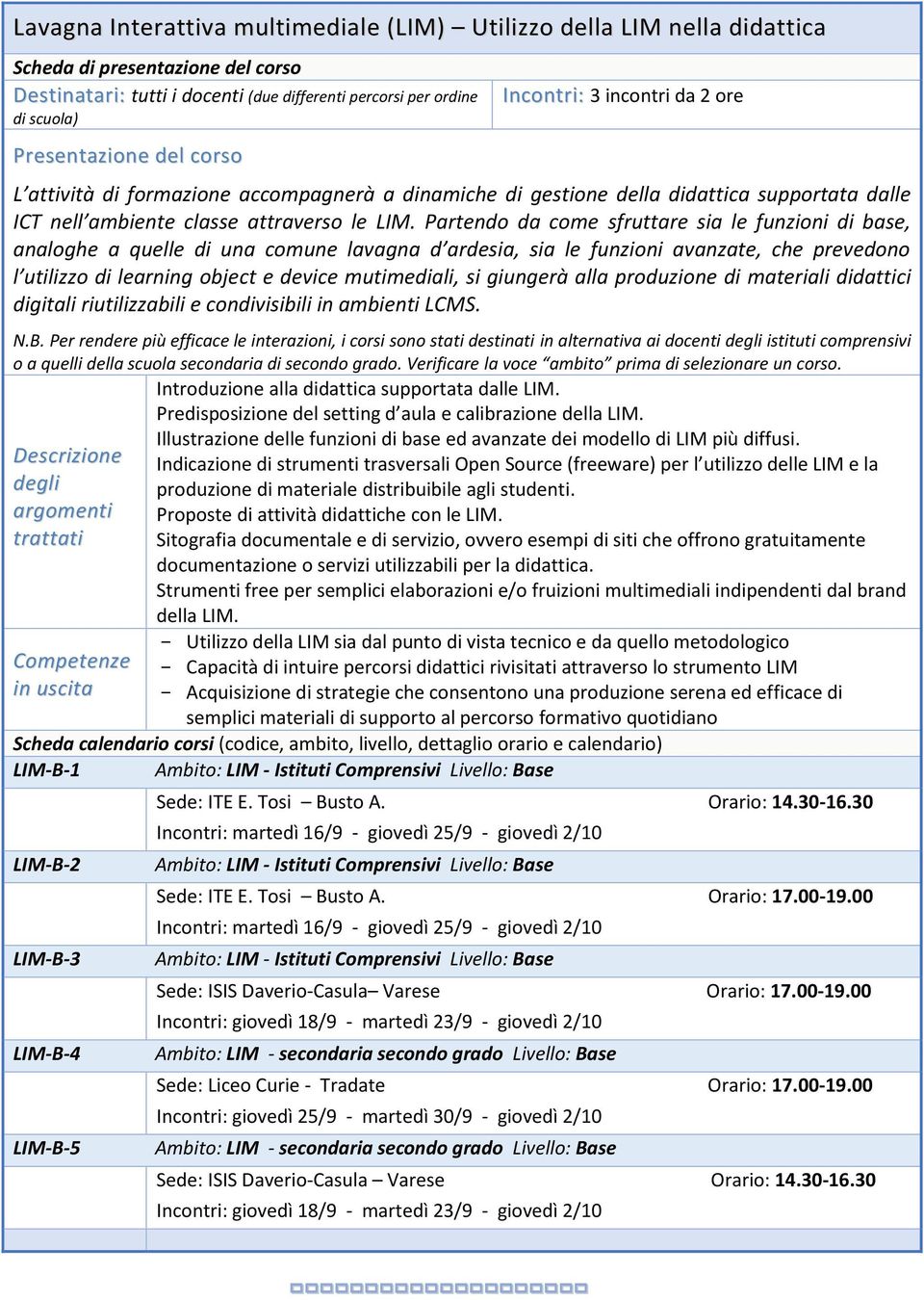 Partendo da come sfruttare sia le funzioni di base, analoghe a quelle di una comune lavagna d ardesia, sia le funzioni avanzate, che prevedono l utilizzo di learning object e device mutimediali, si