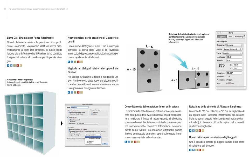 In questo modo l utente viene informato che il Riferimento ha cambiato l origine del sistema di coordinate per l input del disegno.