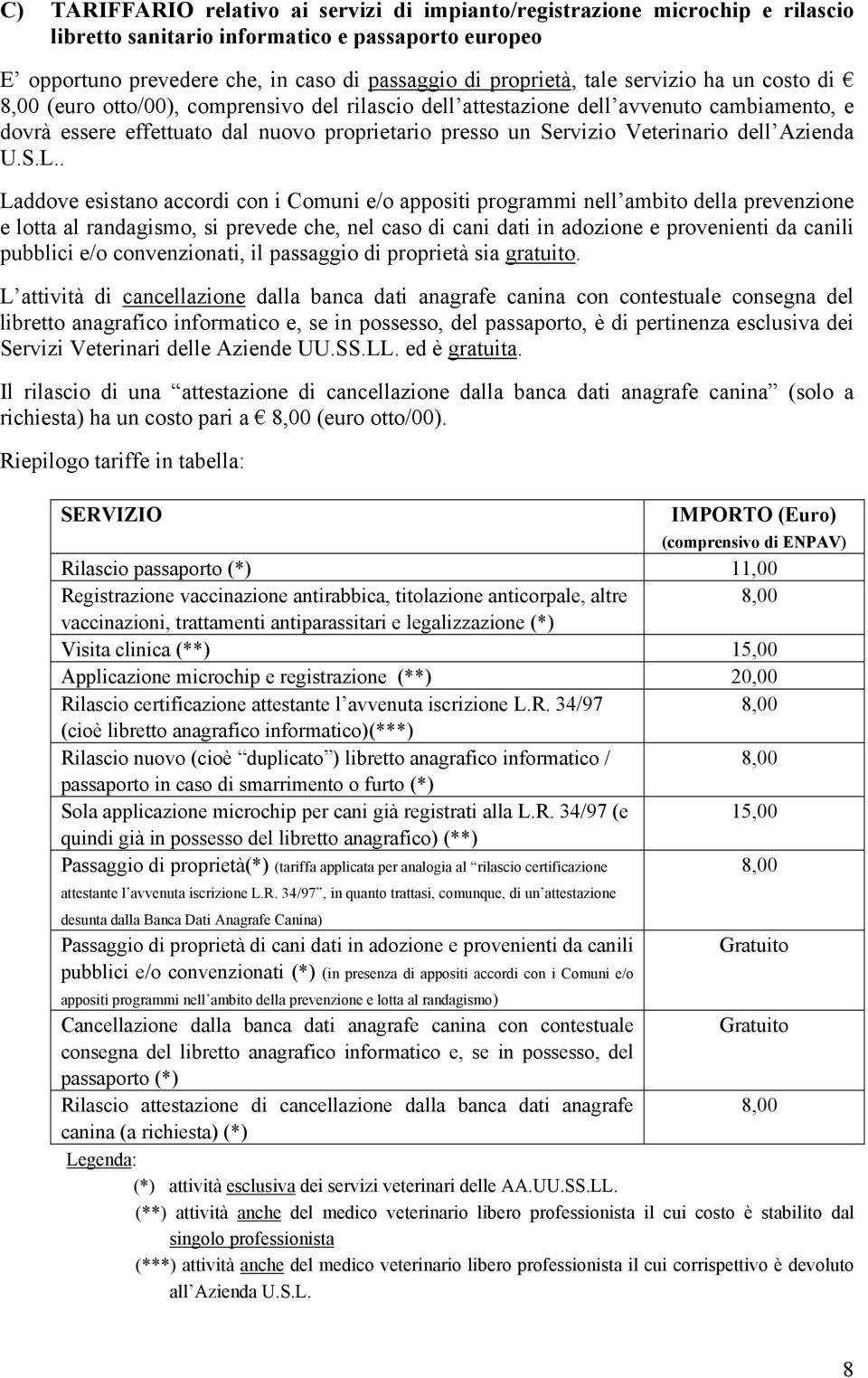 Azienda U.S.L.