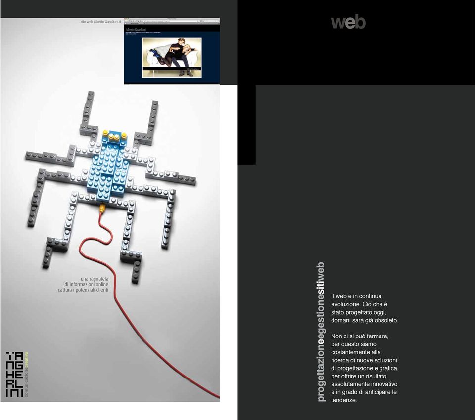 web è in continua evoluzione. Ciò che è stato progettato oggi, domani sarà già obsoleto.