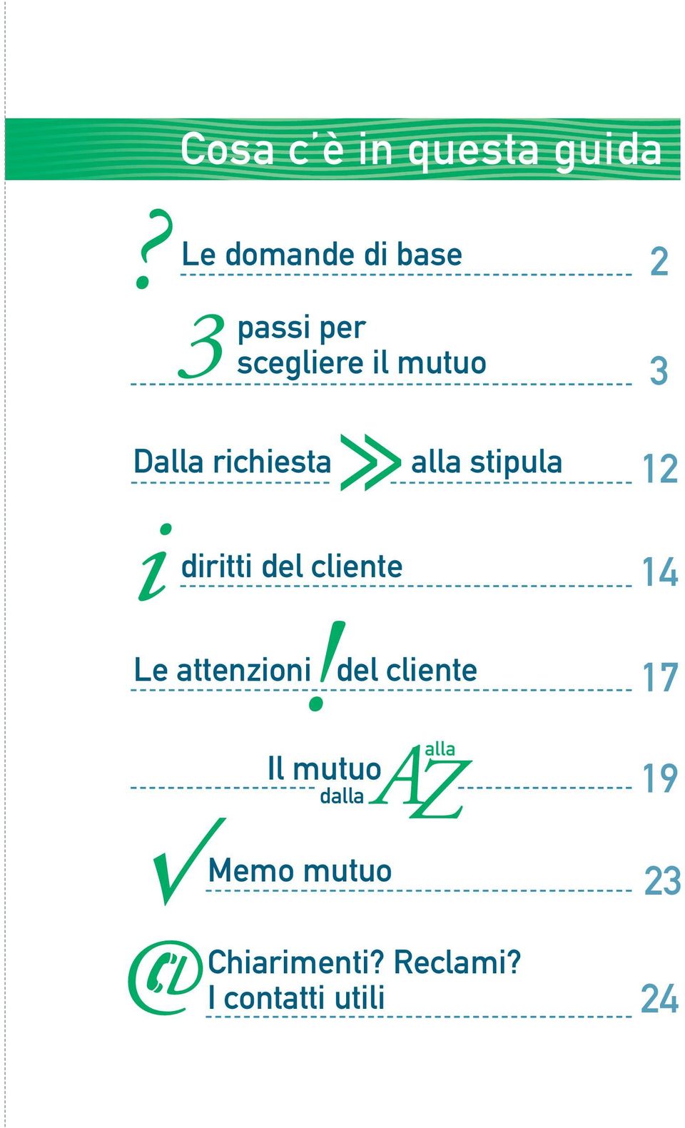 richiesta alla stipula 2 3 12 i diritti del cliente 14!