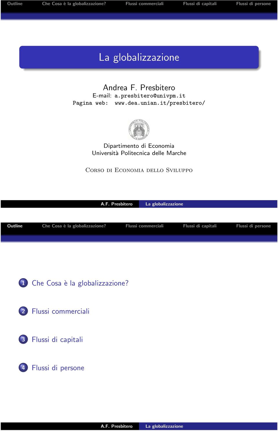 it/presbitero/ Dipartimento di Economia Università Politecnica delle