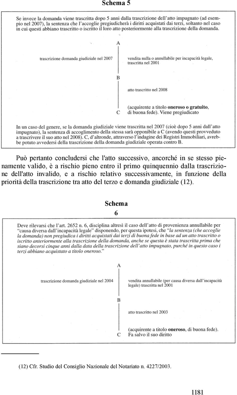 relativo successivamente, in funzione della priorità della trascrizione tra atto del terzo e