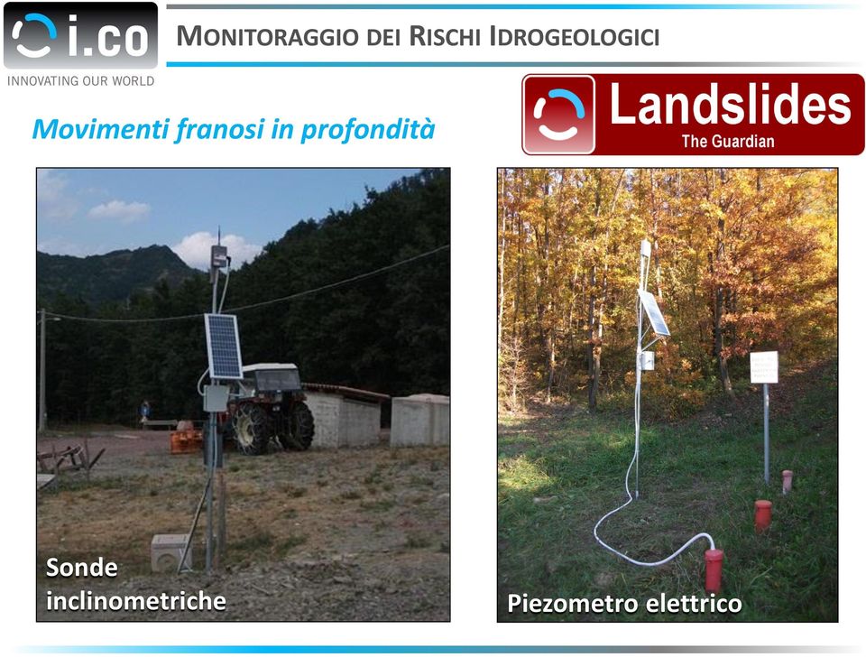 franosi in profondità Sonde