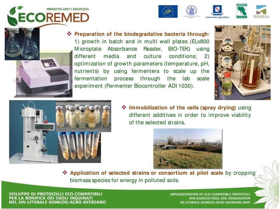 process through the lab scale experiment (Fermenter Biocontroller ADI 1030).