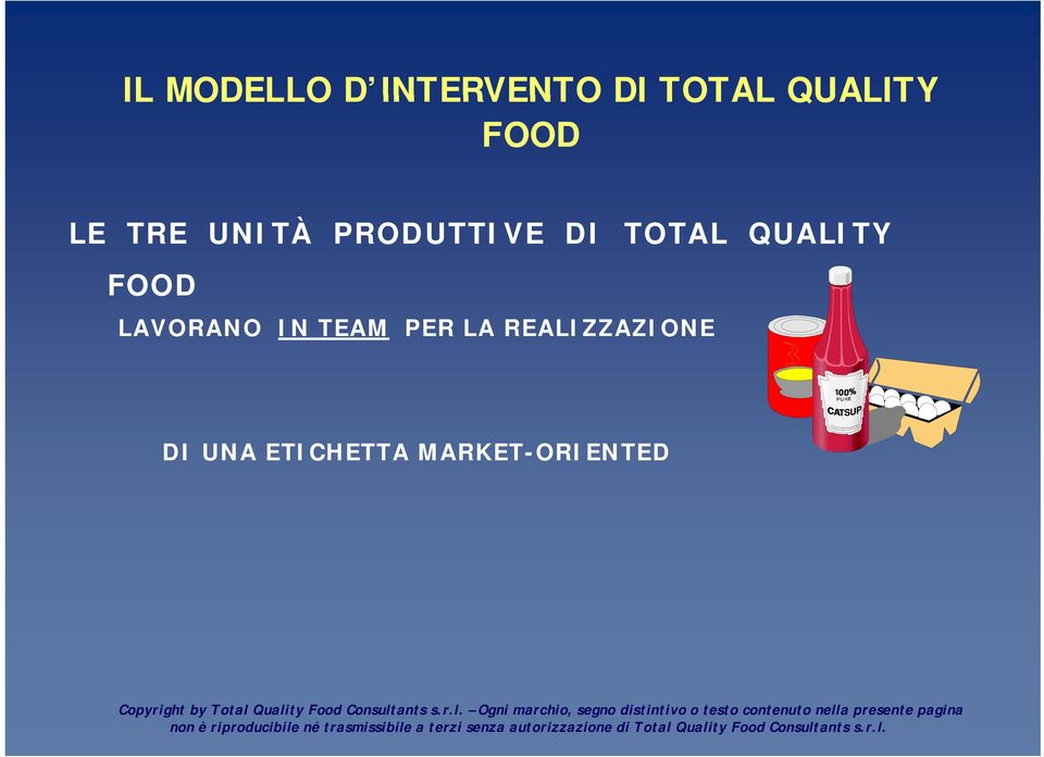 QUALITY FOOD LAVORANO IN TEAM PER LA