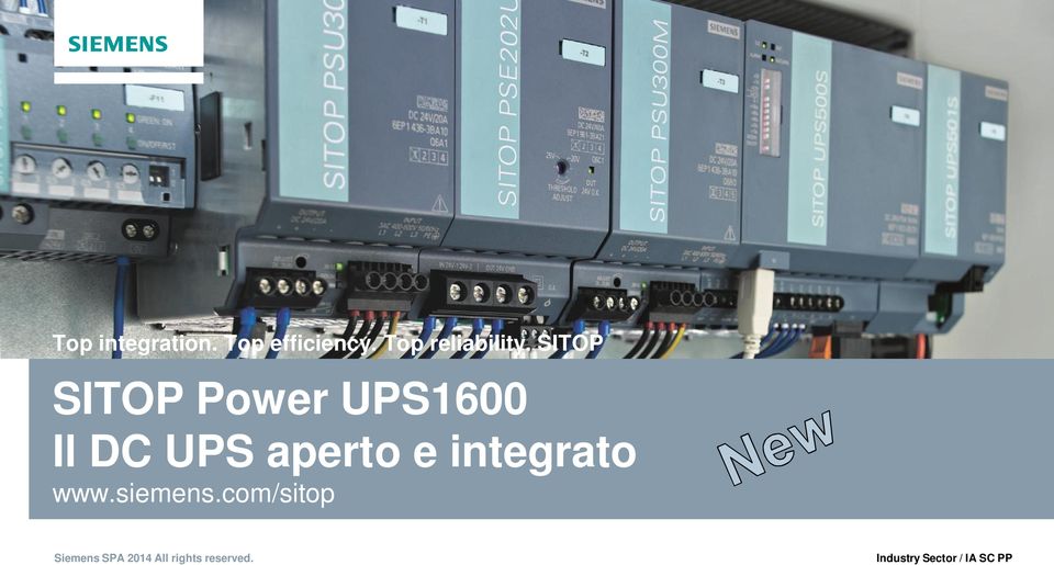SITOP SITOP Power UPS1600 Il DC
