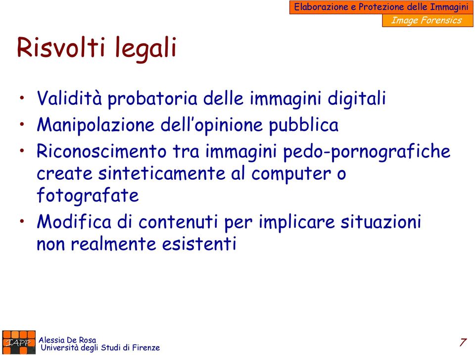 Riconoscimento tra immagini pedo-pornografiche create sinteticamente al computer