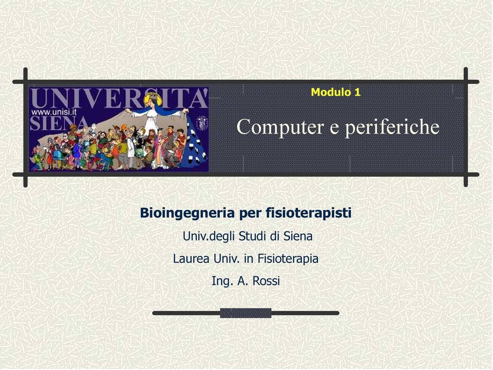 Univ.degli Studi di Siena Laurea