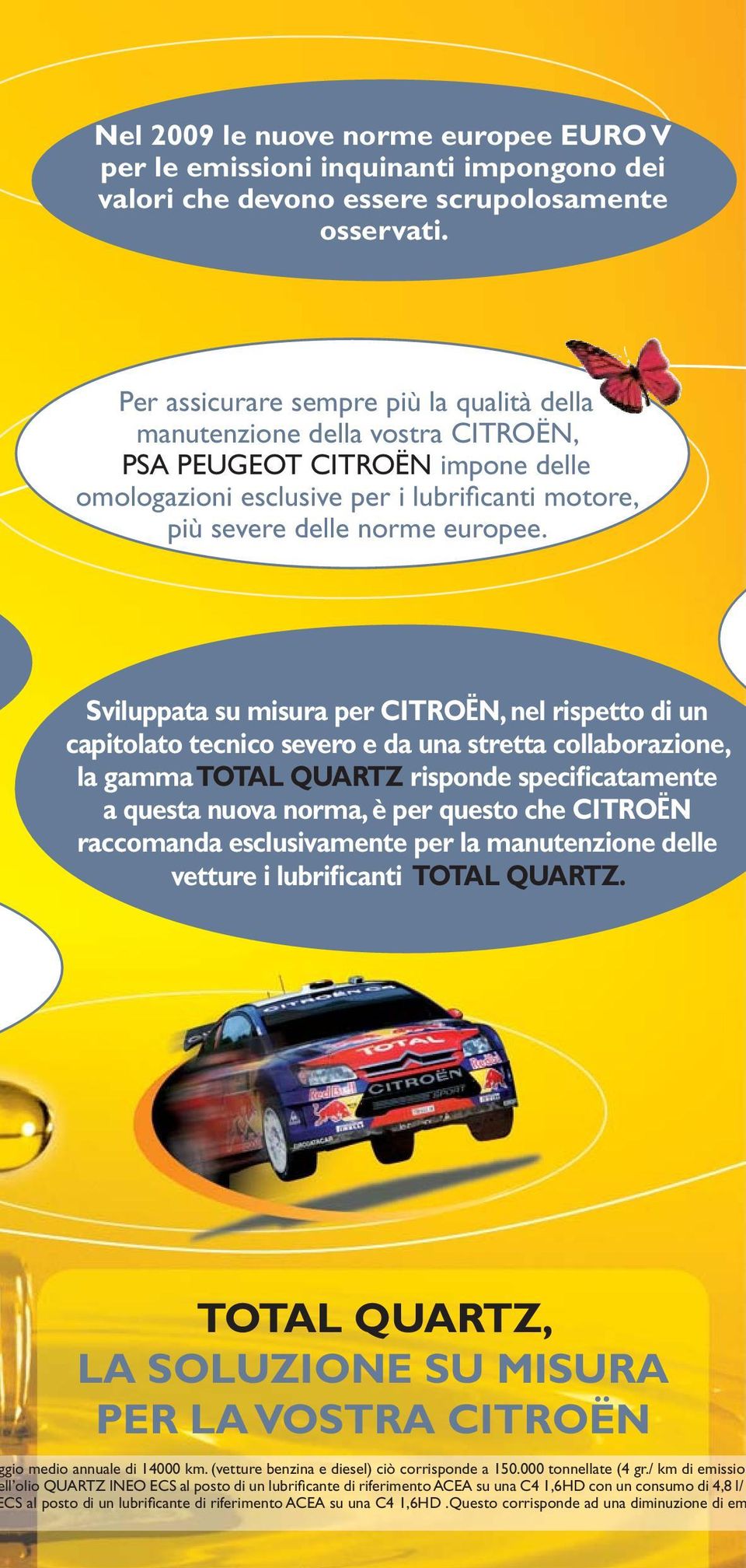 Sviluppata su misura per CITROËN, nel rispetto di un capitolato tecnico severo e da una stretta collaborazione, la gamma risponde specificatamente a questa nuova norma, è per questo che CITROËN