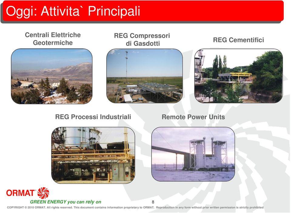 Compressori di Gasdotti REG Processi