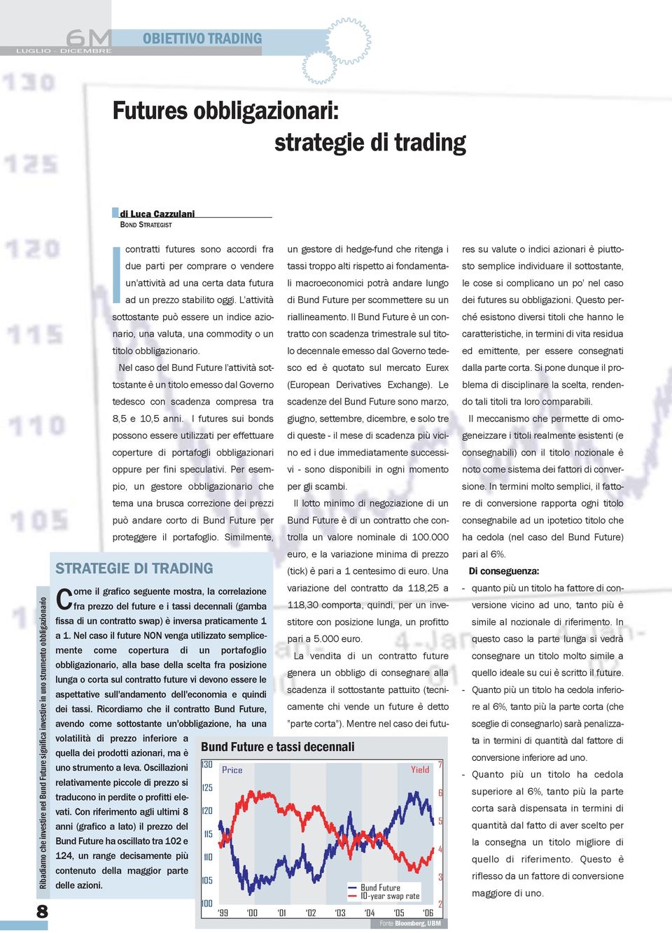 L'attività sottostante può essere un indice azionario, una valuta, una commodity o un titolo obbligazionario.