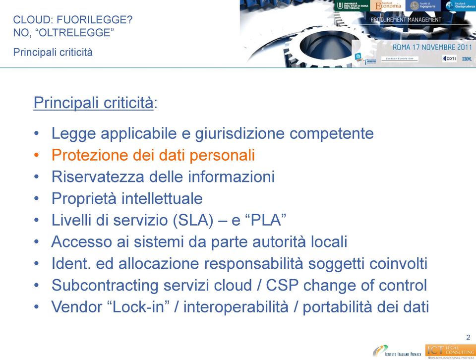 Accesso ai sistemi da parte autorità locali Ident.