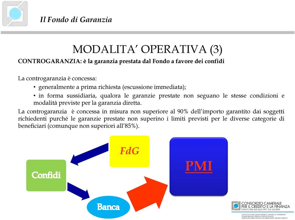 previste per la garanzia diretta.