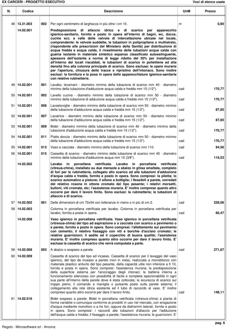 per distribuzione di acqua fredda e acqua calda, il rivestimento delle tubazioni acqua calda con guaina isolante in materiale sintetico espanso classificato autoestinguente, spessore dell'isolante a