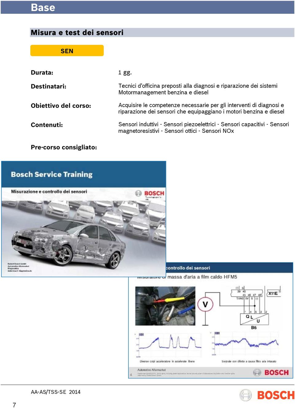 diagnosi e riparazione dei sensori che equipaggiano i motori benzina e diesel Sensori induttivi -