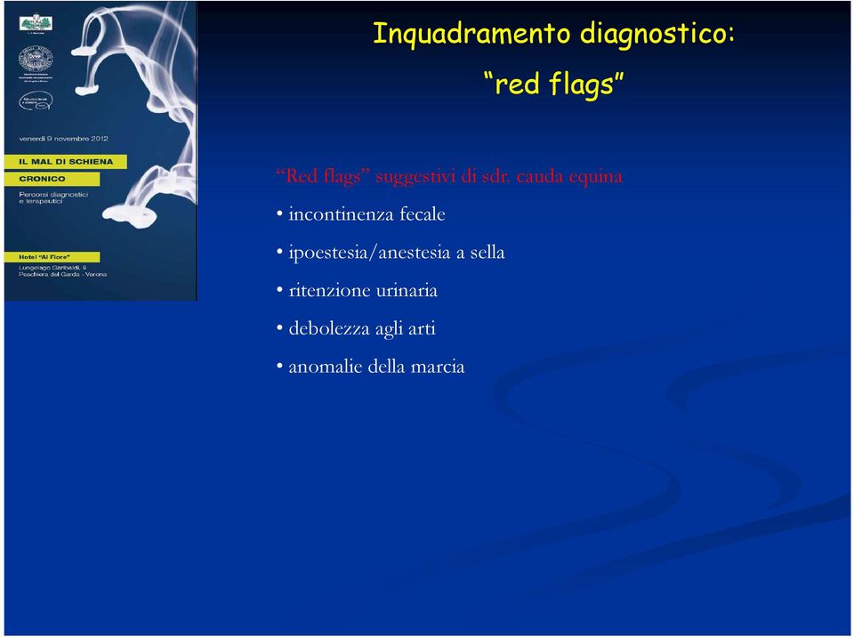 cauda equina incontinenza fecale