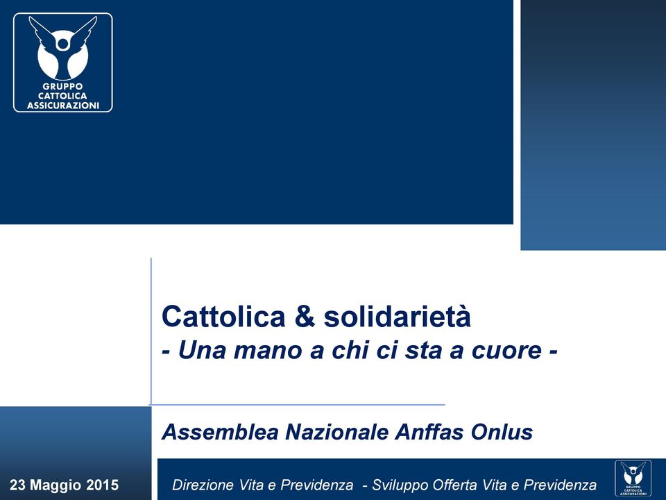 Anffas Onlus 23 Maggio 2015 Direzione Vita