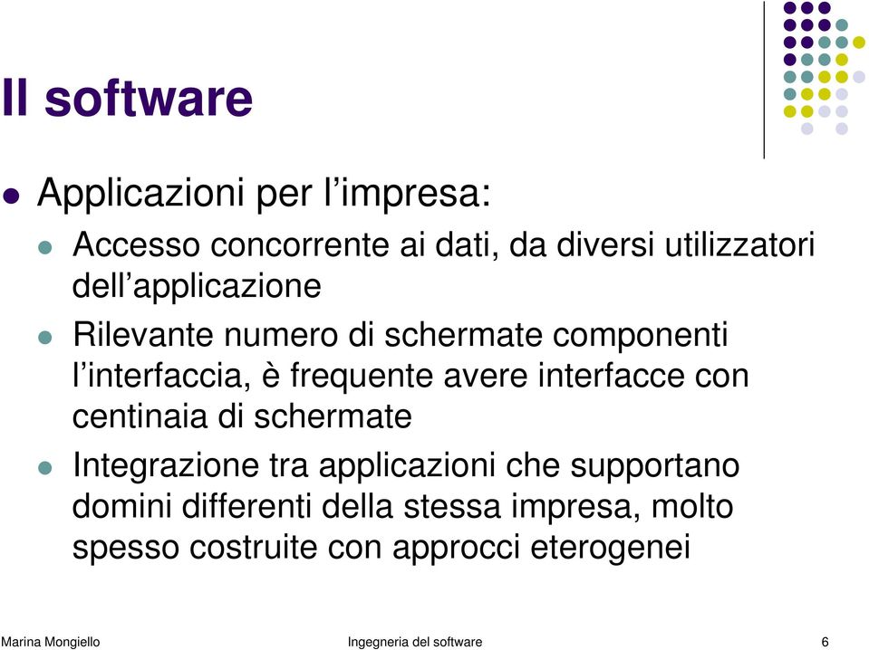 con centinaia di schermate Integrazione tra applicazioni che supportano domini differenti della