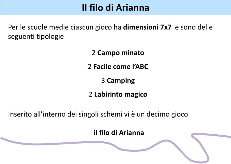 Facile come l ABC 3 Camping Labirinto magico Inserito all