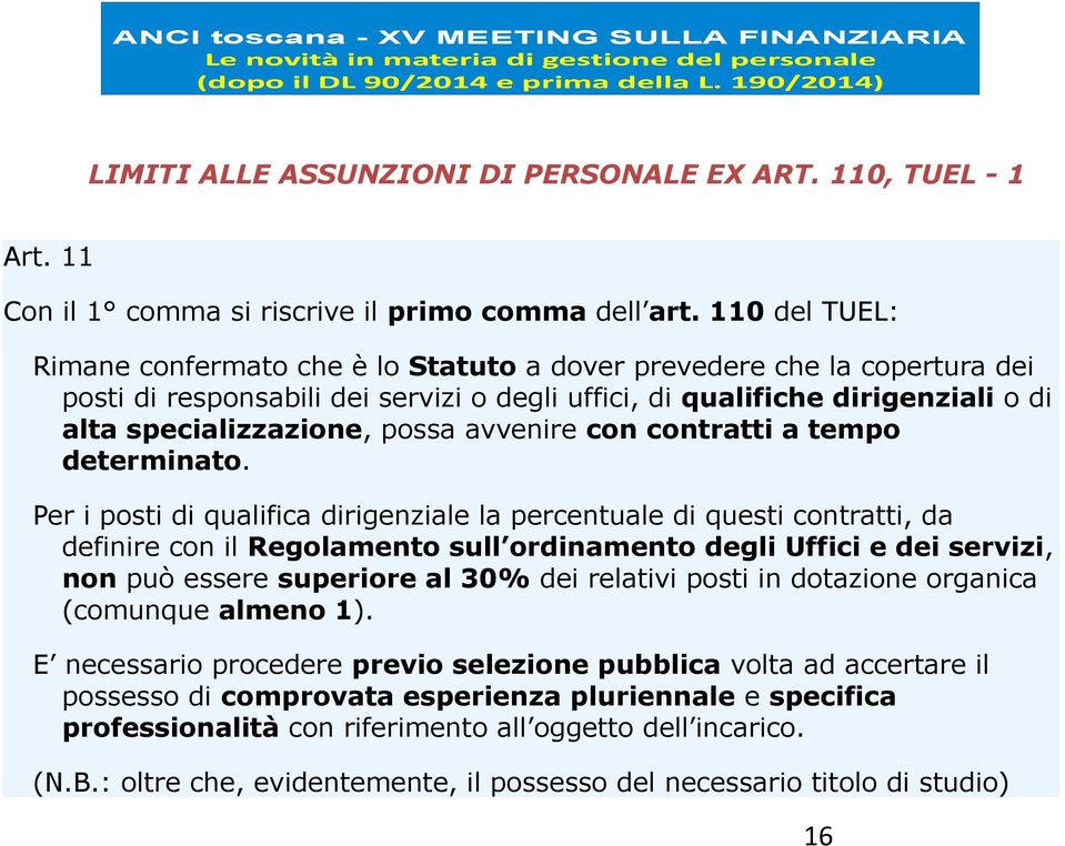 avvenire con contratti a tempo determinato.